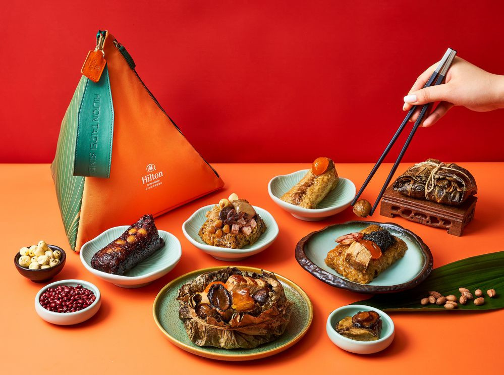 台北新板希爾頓酒店「希饌端陽」粽香禮盒 早鳥優惠開賣 每組1,173元起