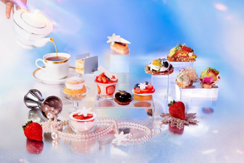 台北萬豪北歐風格「極光夢遊雙人下午茶」妝點雪白冬季儀式感